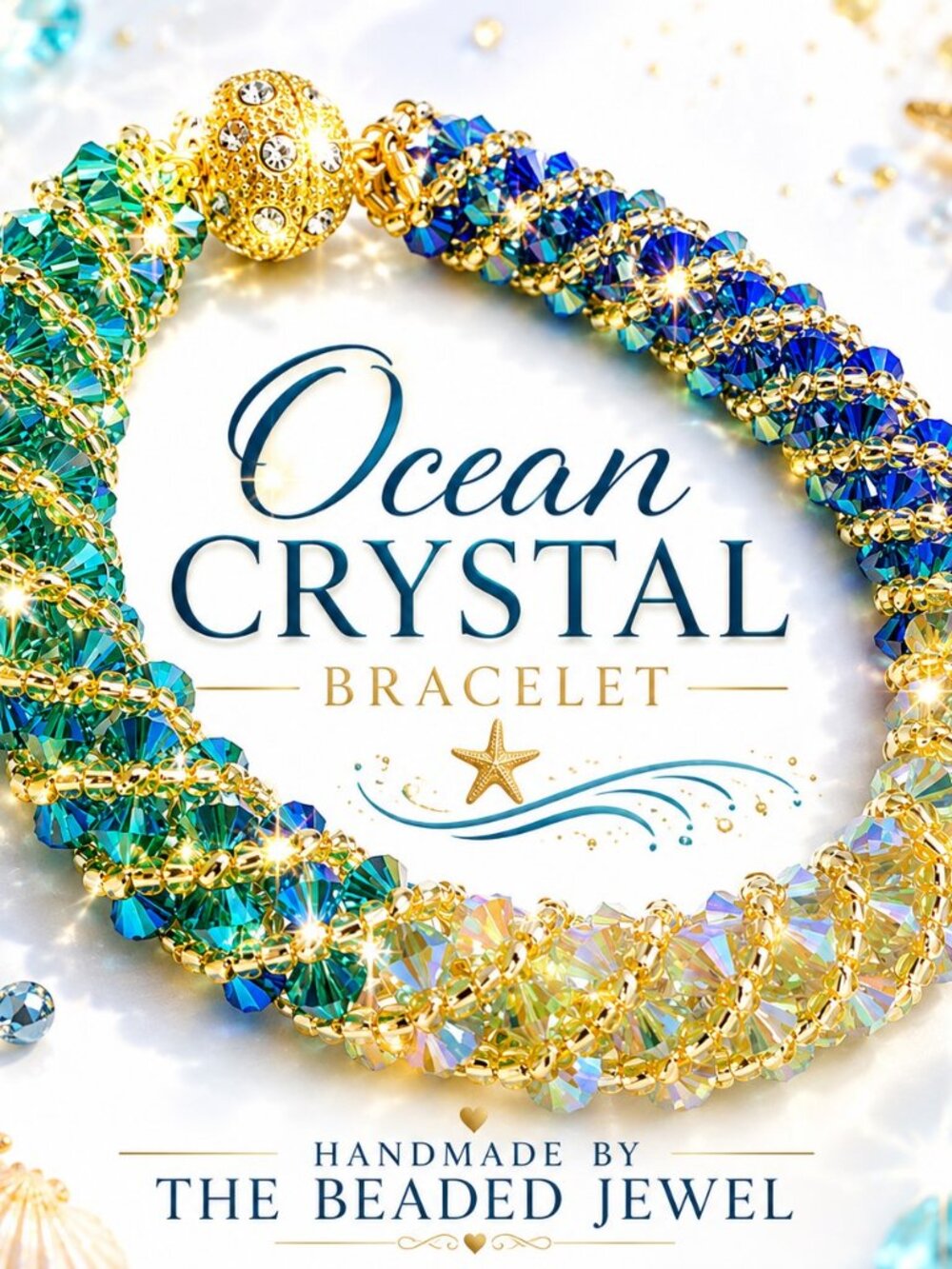 Multi Color Crystal Bracelet Beaded Bracelet